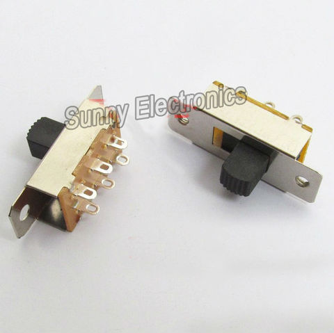 10pcs x 6P DPDT Solder Pin 2 Position slide switch ► Photo 1/1