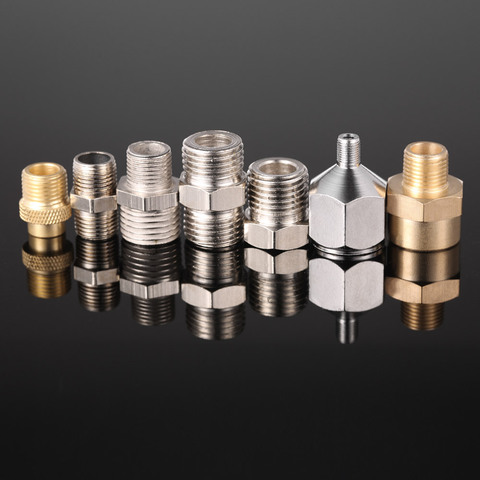Professional 7pcs Airbrush Adaptor Kit Fitting Connector Set For Compressor & Airbrush Hose Convert Plug ► Photo 1/5