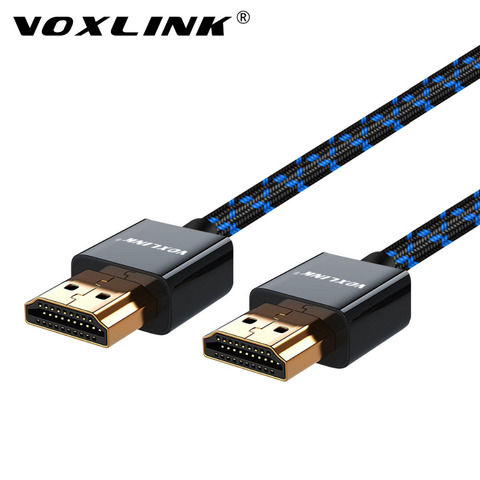 PREMIUM HDMI Flat Cable V1.4 HIGH SPEED 1080P GOLD FULL HD 3D TV LEAD