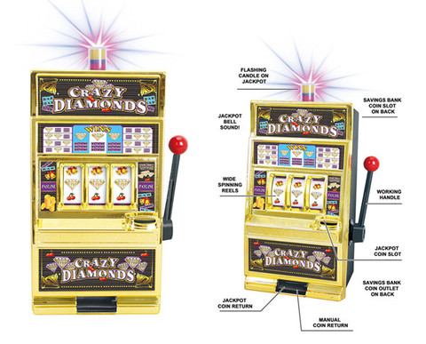 Fruit slot machine piggy bank novelty items birthday gift Slot Machine Liquor Bar CARD-TEC CL2 ► Photo 1/5
