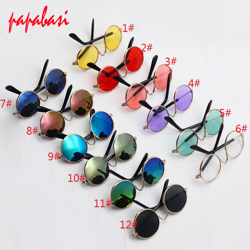 Doll Accessories Round Colorful Glasses Sunglasses For Bjd 18" SP
