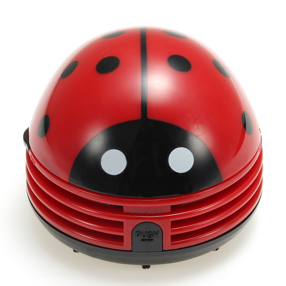 Vacuum cleaner mini ladybug desktop coffee table dust collector for home office 