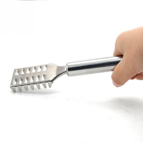 Fish scale remover Stainless Steel Fish Scale Remover Cleaner Scraper Kitchen Peeler Tool ► Photo 1/6