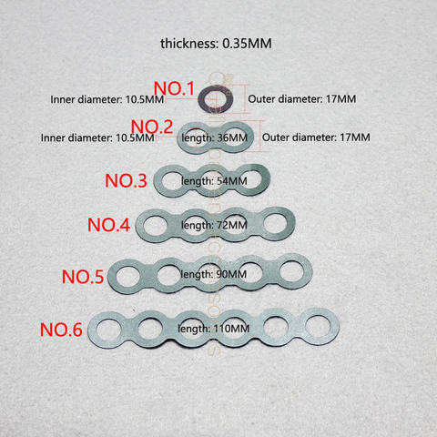 3 and 18650 lithium battery pack Insulation gasket meson 6 and series hollow flat head positive pole pad Insulation gasket ► Photo 1/4