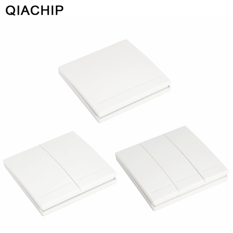 QIACHIP Wall Remote Control Switch 433 Mhz Wireless RF Transmitter AC 220V 12V 100V 110V Receiver For Smart Home Lights Switches ► Photo 1/6