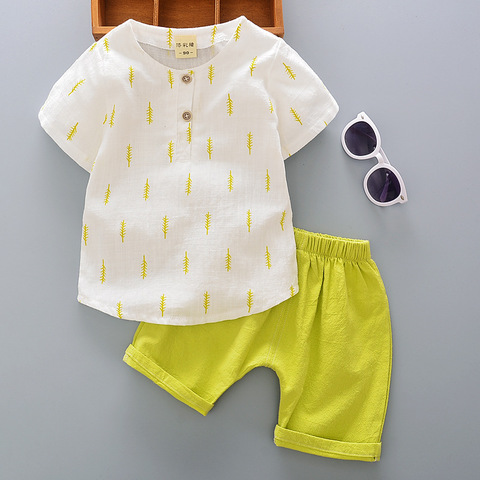 1-5year Baby Boys Clothing Children New 2022 Summer Boys Clothes Casual Fashion  Kids Boy Clothing Sets ► Photo 1/6