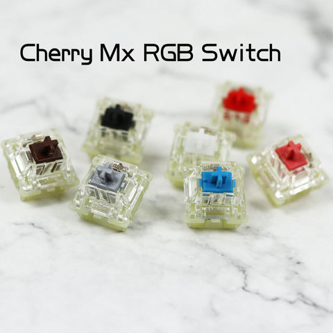 1pc Germany Cherry MX RGB Switch Mechanical keyboard switch MX Blue Red Black Brown Silver Natural White/Silent Red ► Photo 1/4