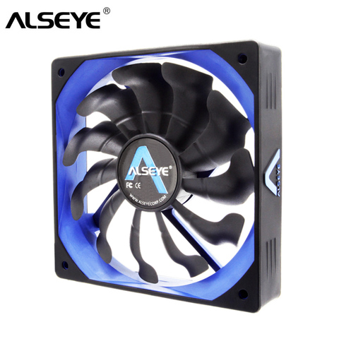 ALSEYE Computer Fan Cooler PWM 4pin 120mm PC Fan for CPU Cooler / Radiator / PC Case, 12V 500-2000RPM Silent Cooling Fans ► Photo 1/6