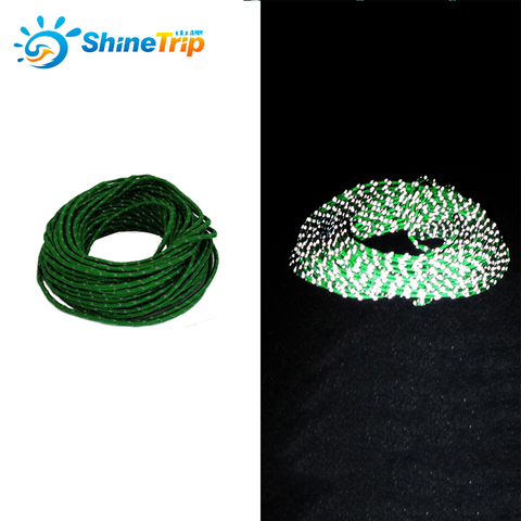 2.5mm Reflective Paracord Tent wind rope multifunctional Bold Tent fixed rope Reflective clothesline Multipurpose rope 50 Feet ► Photo 1/6