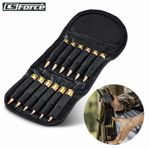 Tactical 12 Round Foldable Ammo Pouch Ammo Carrier Bag Molle Shotgun Bullet Shell Holder Rifle Cartridge Hunting Accessories ► Photo 1/6