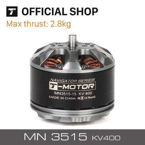 T-motor professional electric outrunner brushless motor MN3515 KV400 for Multicopter aircraft boats planes helicopter rotors ► Photo 1/1