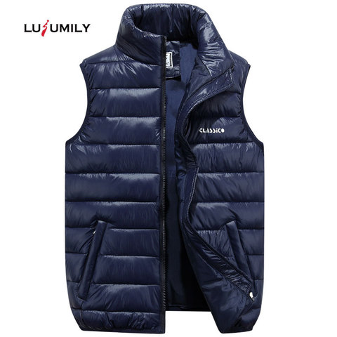 Lusumily Winter Vest Women Waistcoat Plus Size 4XL 5XL 6XL Thermal Vests For Female Casual Loose Warm Sleeveless Down Jacket ► Photo 1/6
