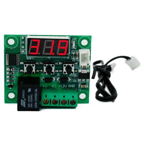 W1209 DC 12V heat cool temp thermostat temperature control On/Off switch thermo controller thermometer -50-110C  40%off ► Photo 1/6