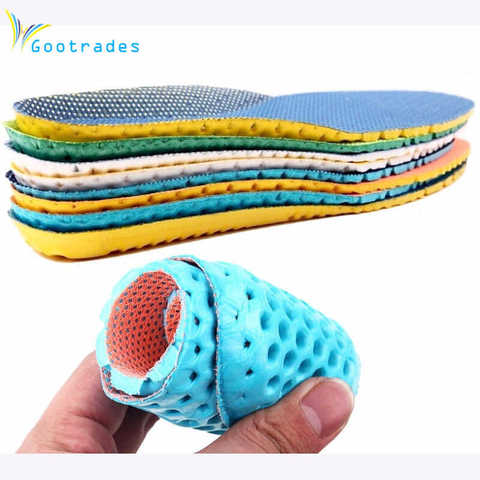 gootrades 1 pair Unisex Stretch Breathable Deodorant Shoe Soft Relief Pain Running Cushion Insoles Pad Insert 35-40 ► Photo 1/6