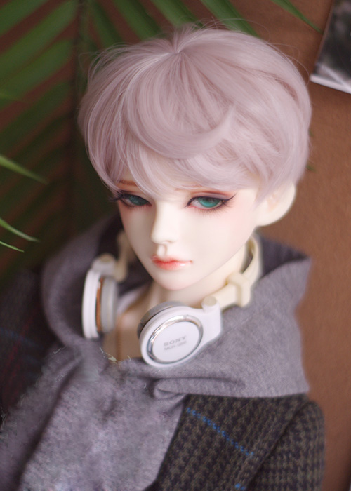 inch Zeke Short Cut Wig VL Gray Details about   Wig Only 1/6 BJD YoSD 6-7 