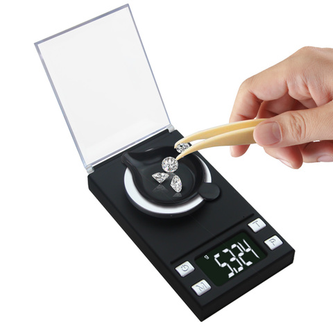 High Precision 0.001g 100g Electronic Jewelry Lab Scales Diamond Gold Germ Medicinal Pocket Digital Milligram Scale Balance ► Photo 1/6