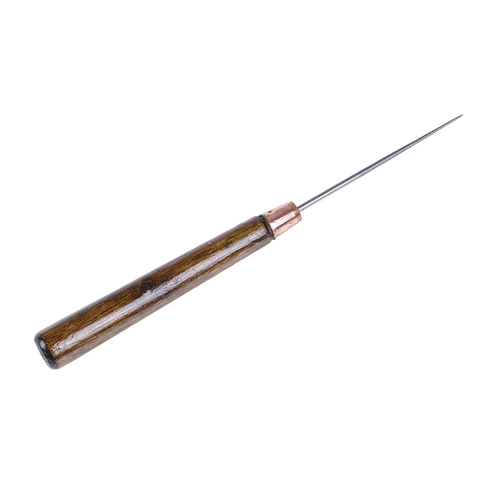 Awl Hand Stitching Taper Leathercraft Needle Tool Kit Sewing Wood Handle Drillable Awl Round Solid Tool for Leather Craft ► Photo 1/6