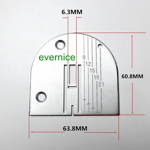 Zig Zag Needle Plate Throat Plate #80040902 For Veritas Janome 8014 Sewing Machine ► Photo 1/2