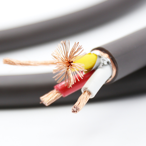 High Quality Viborg Pcs VP1606 Pure Copper 5N OFC 6mm Square Each Conductor AC Power Cable for Hifi Audio Cable ► Photo 1/6