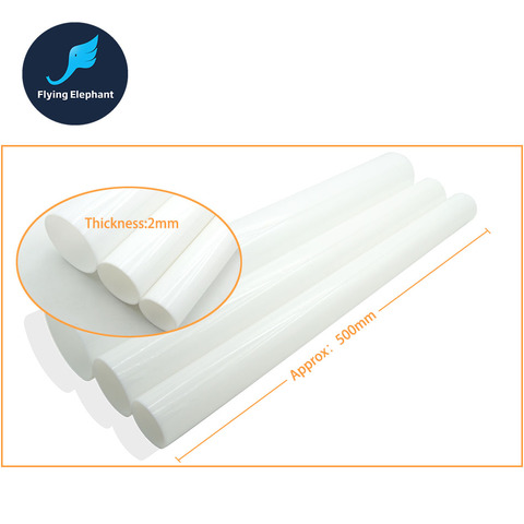 (50cm/lot) OD 20 25 30 40 50 60 70 80 100mm 2mm Thick Milk White Acrylic Tube PMMA pipe for PC computer water cooling ► Photo 1/2