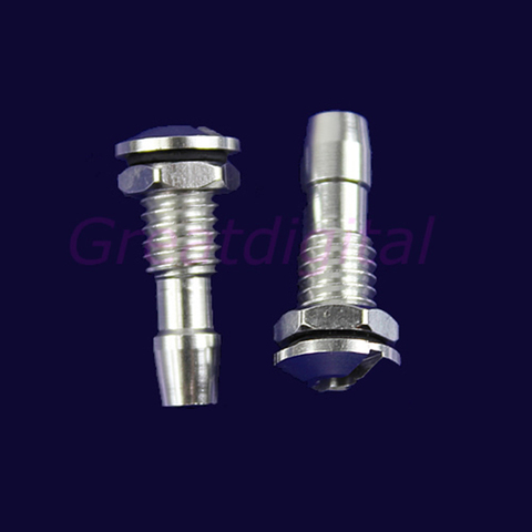 2 Pcs Aluminum Water Outlets Thread With O-ring Screws For RC Boat M6 ► Photo 1/2