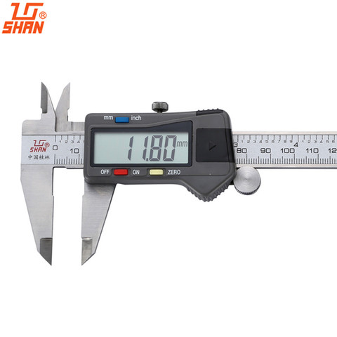 SHAN Digital Calipers 0-150/200/300/500mm Gauge Stainless Steel Ruler Inch/MM Electronic Micrometer Measuring Tools ► Photo 1/6