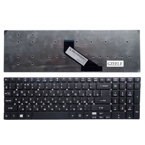 GZEELE RUSSIAN laptop Keyboard for Packard Bell LK11BZ LK13BZ VAB70 LS11HR TS11-HR-326RU p5ws5 p7ys5 VG70 EN LS11SB RU REPLACE ► Photo 1/6