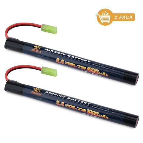 Melasta 9.6v 1600mAh Butterfly NunChuck NIMH Battery Pack with