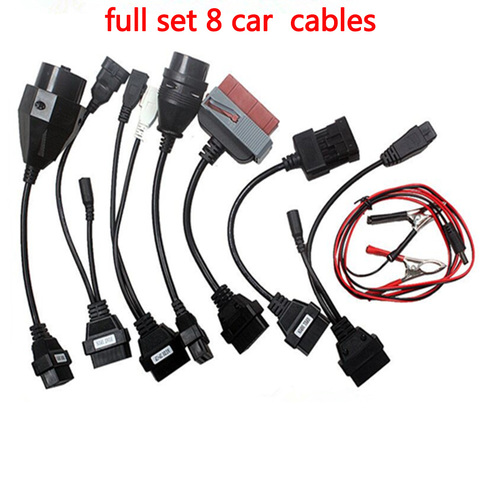 2022 Best  Car Cables OBD OBD2 Full Set 8PCS  for Delphis Vd ds150e Cdp WOW  Parts  Diagnostic Scanner ► Photo 1/6