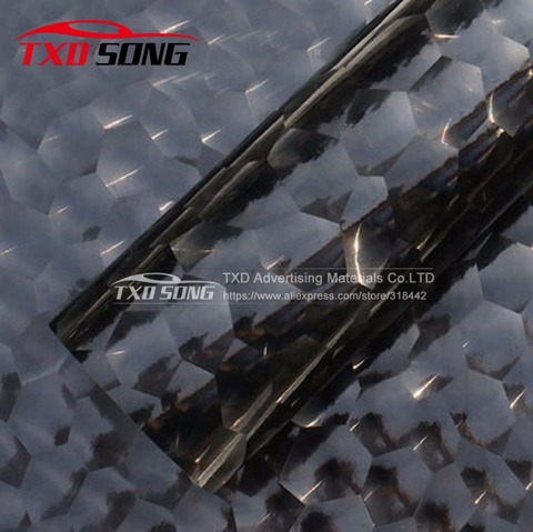 Premium quality black Water Cube Carbon fiber sticker for car wrapping 3D carbon film specila texture Water Cube Vinyl Sticker ► Photo 1/6