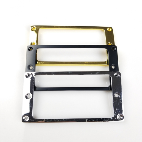 1 set NEW FLAT NECK GUITAR HUMBUCKER PICKUP FRAME MOUNTING RING ► Photo 1/5