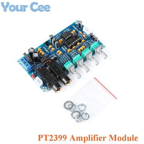 PT2399 Digital Microphone Amplifier Board Karaoke Reverberation Board Karaoke OK Amplifier Module Dual AC12V Electronic DIY PCB ► Photo 1/1