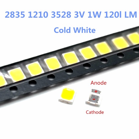 10-100Pcs For LG led tv backlight 2835 3030 3535 3V 3014 4014 6V 1W 3W kit electronique led for lcd tv repair Cool cold white ► Photo 1/4