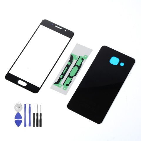 For Samsung A3 2016 A310 A310F Housing Back Glass Battery Cover+LCD Display Touch Screen Sensor Digitizer Glass+Adhesive+Tools ► Photo 1/2