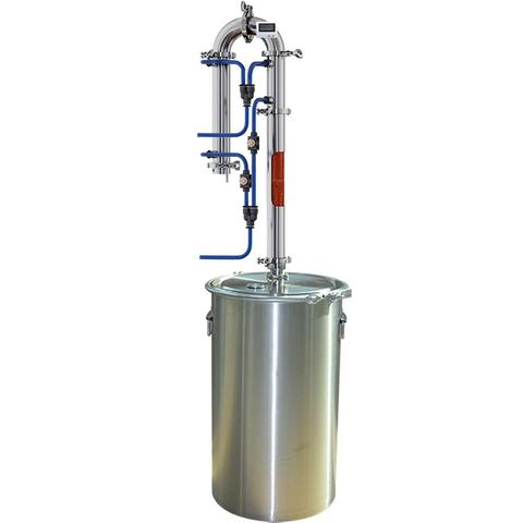35L/60L Home brewed distiller New Tubular Exchanger Distiller Moonlight Alcohol machine with copper net distillation tower ► Photo 1/6