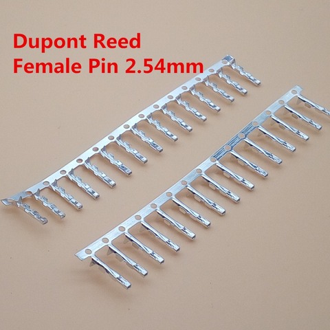 200Pcs Dupont Reed Female Crimp Pin Jumper Terminal Connector Terminal Metal 2.54mm ► Photo 1/2