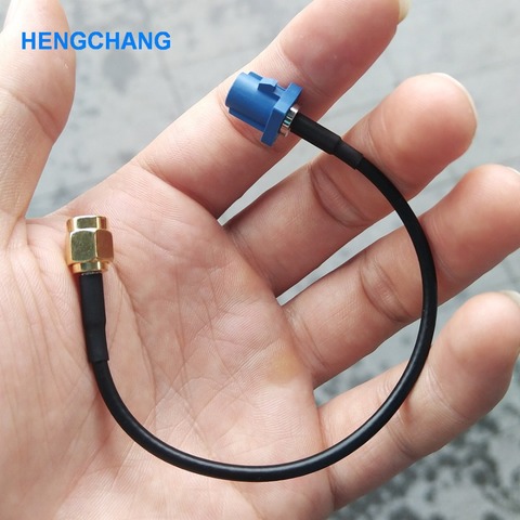 Fakra Male to SMA Male Plug Active GPS Antenna Extension Cable 15cm RG174 Fakra to SMA ► Photo 1/3
