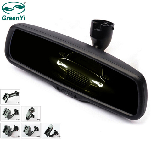 GreenYi Auto Dimming Rear View Mirror with Original Special Bracket Safer Driving for Toyota VW Renault Kia Hyundai ► Photo 1/6