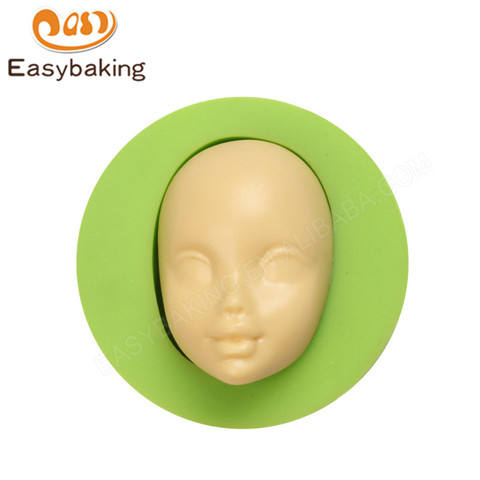 Hot Sale Baby Face Shape Silicone Soap Mold Chocolate Fondant Mould Cake Decoration Tools Kitchen Bakeware ► Photo 1/1