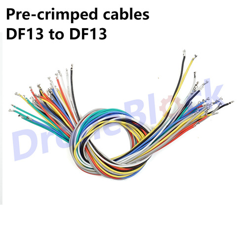 28Pcs/a lot 7 colors DF13 to DF13 Pre-crimped Cables Pixhawk/apm/PX4 GPS Telemetry Transmitter OSD Bluetooth ► Photo 1/2