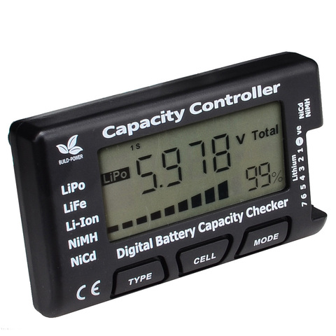 High Quality Cellmeter-7 Digital Battery Capacity Checker RC CellMeter 7 For LiPo LiFe Li-ion NiMH Nicd ► Photo 1/5