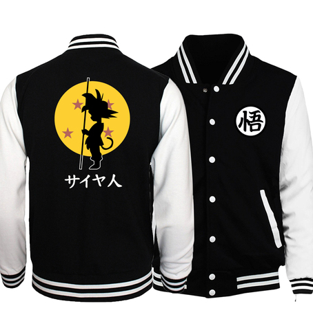 Bomber Jackets For Men Anime Dragon Ball Z Tops Men's Jackets 2022 Autumn Spring Male Jacket Cosplay Costume HarajukuTracksuits ► Photo 1/5