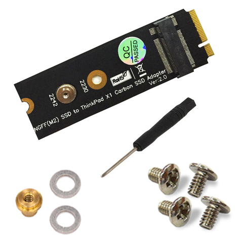 20 + 6 Pin SSD Converter Card M.2 NGFF SATA-Bus B KEY SSD HDD Adapter Raiser for Lenovo Thinkpad X1 Carbon Support 2230 2242 M.2 ► Photo 1/3