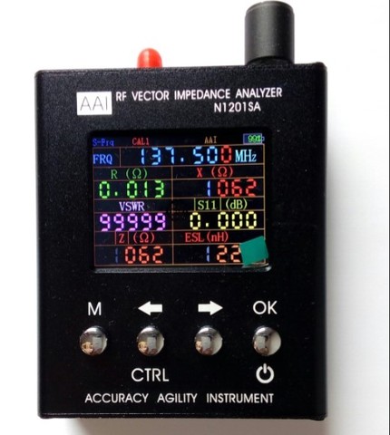 English verison N1201SA 137.5MHz-2.7GHz UV RF Vector Impedance ANT SWR Antenna Analyzer Meter Tester ► Photo 1/4