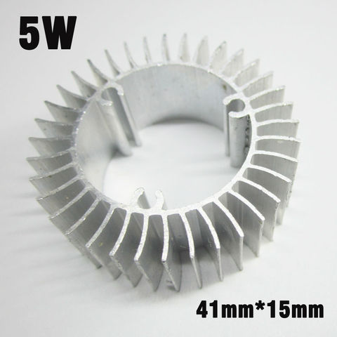 10pcs 5W LED Radiator Cooler, D41mm H15mm Cylinder Aluminum Profile Heat Sink For 1W 3W 5W High Power LED Lamp DIY Accessories ► Photo 1/2