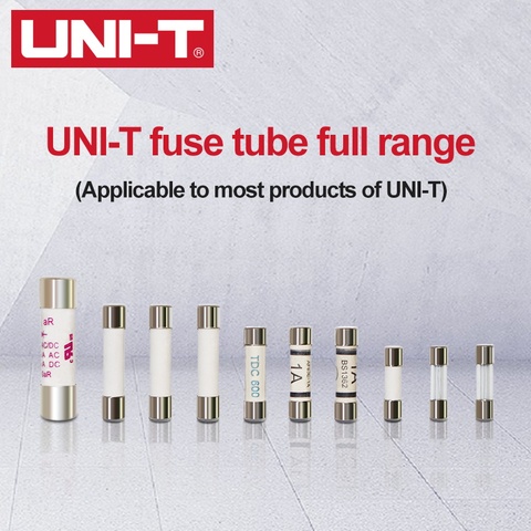 2pcs UNI-T Cartridge Fuse Fast Acting Fuse Porcelain Tube For Uni-t Multimeter UT61 UT139 UT890 UT39 UT105 UT171 Series ► Photo 1/1