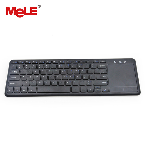 Wireless Keyboard Mini Touchpad Mouse MeLE WK400 2.4GHz QWERTY English Layout for Android TV Box Windows Mini PC Mac ► Photo 1/4