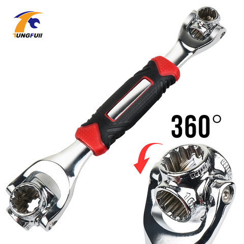 Multi-function Universal Quick Snap Grip Wrench Tiger Wrench Tools Socket Works with Spline Bolts Torx Universial Furniture Car ► Photo 1/6