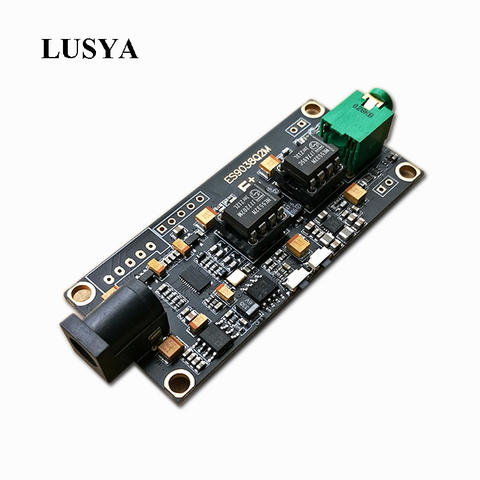 Lusya ES9038Q2M decoder board I2S input ES9038 asynchronous USB module can be used with Italian interface ► Photo 1/1