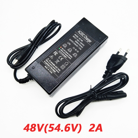 54.6v 2A charger 13 series of battery pack charger 48V 2A  constant current constant pressure is full of self-stop ► Photo 1/6